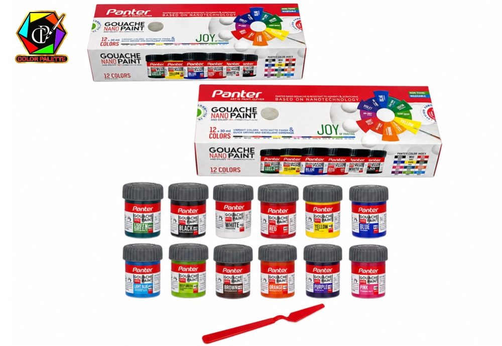 گواش 12رنگ پنتر(Panter)