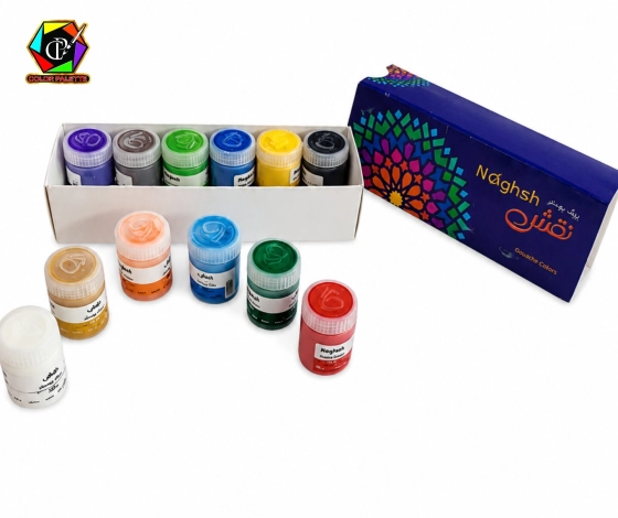 گواش 12رنگ نقش