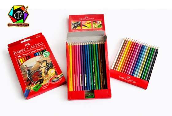 مداد رنگی کلاسیک 36 رنگ فابرکاستل مدل Classic - کد 5856