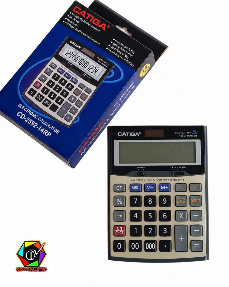 ماشین حساب رومیزی کاتیگا(CATIGA) مدل CD-2592-14 RP
