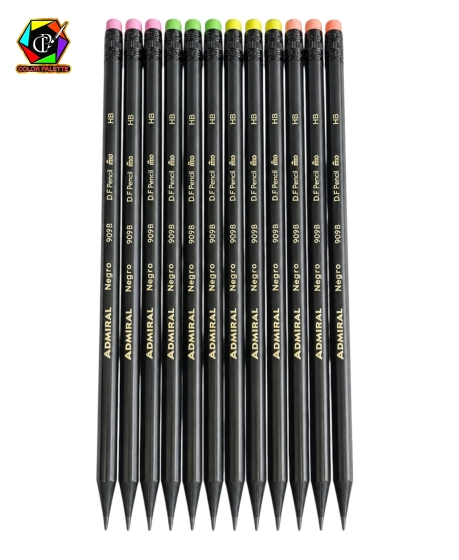 مداد مشکی پاک کن دار آدمیرال مدل Negro کد 909B