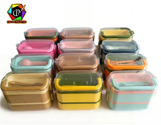 لانچ باکس 2 طبقه مستطیل آنکسیا - کد103