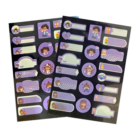 برچسب نام  ضد آب 2 برگی