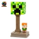 چراغ خواب رومیزی طرح ماینکرفت کریپر LED شارژی USB