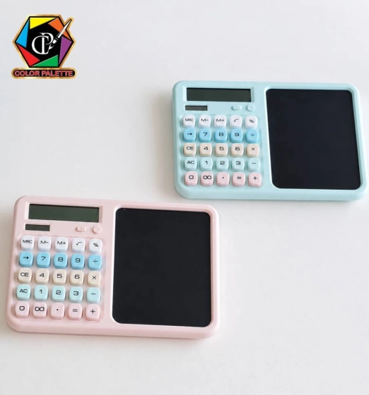 ماشین حساب تبلتی LCD کاسیک مدل DS-2812C | ماشین حساب با تخته یادداشت دیجیتال