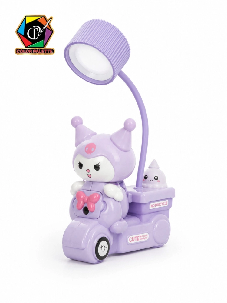 چراغ مطالعه رومیزی شارژی طرح کرومی موتور مدل Cute Motorcycle