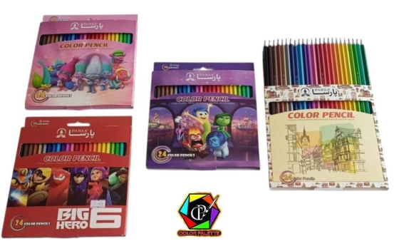 مداد رنگی ۲۴ رنگ پارسا | Parsa Color Pencil