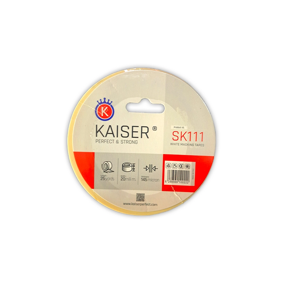 کایزر چسب کاغذی باریک 25 یارد کد111