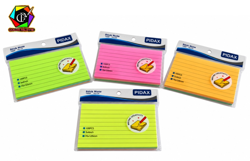 نت چسبی 100برگ خط دار 7×12  کد 350 پیداکس