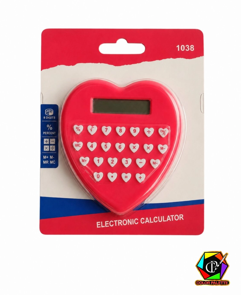ماشین حساب فانتزی طرح قلب مدل KD-1038